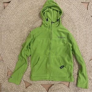 Karbon Boys 1/4 Zip small neon green
